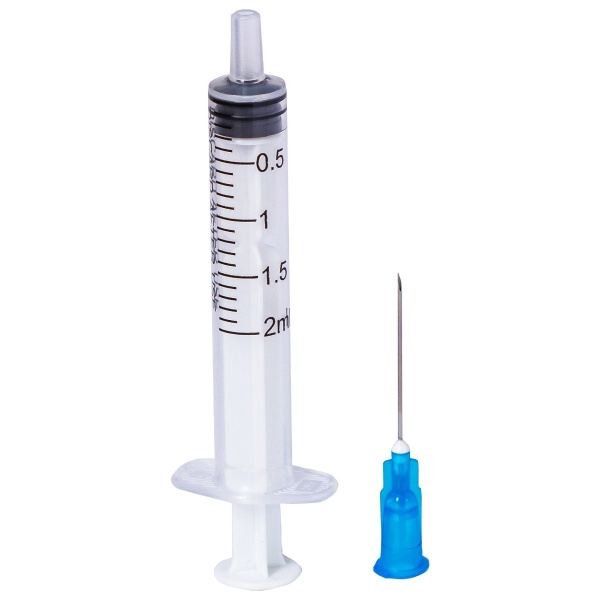 Seringi 2 ml cu ac 23G - 100 buc