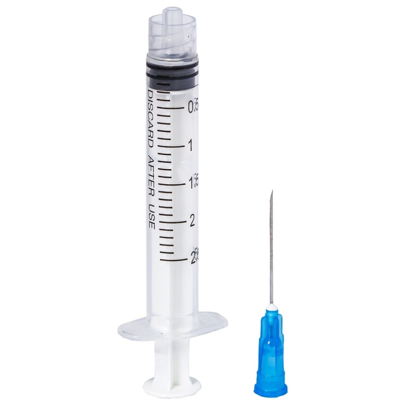 Seringi 2.5 ml cu filet si ac 23G - PRIMA - 100 buc 2