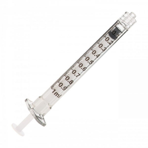 Seringi 1 ml cu filet ( Luer-Lock ) BD - 100 buc