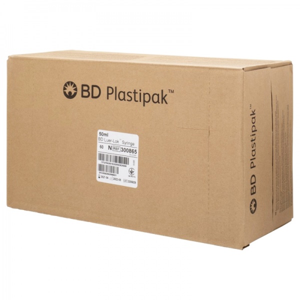 Seringi 50 ml cu filet - BD Plastipack - 60 buc