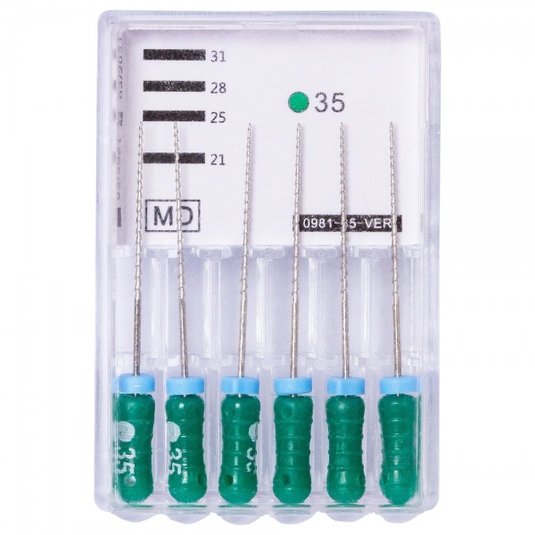 Ace canal Headstorm H-Files - Verde - Nr 35 - 6 buc