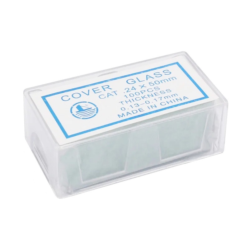 Lamele Microscop 24 x 50 mm - 100 buc
