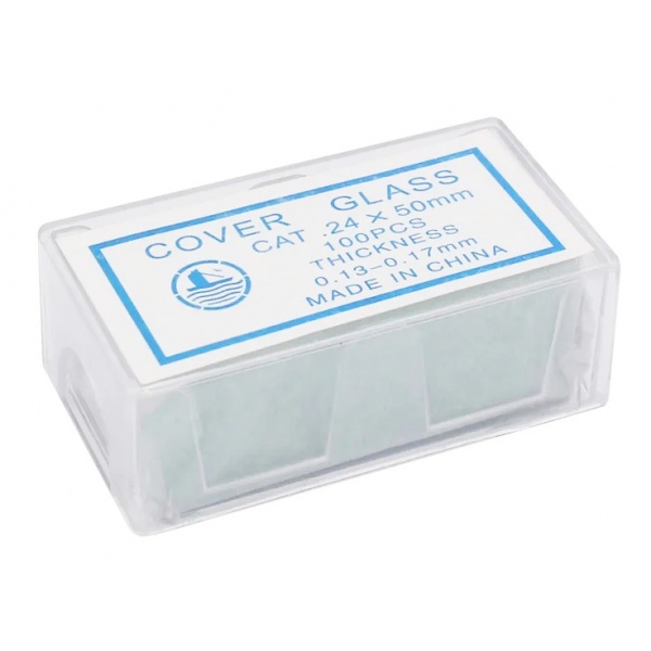Lamele Microscop 24 x 50 mm - 100 buc