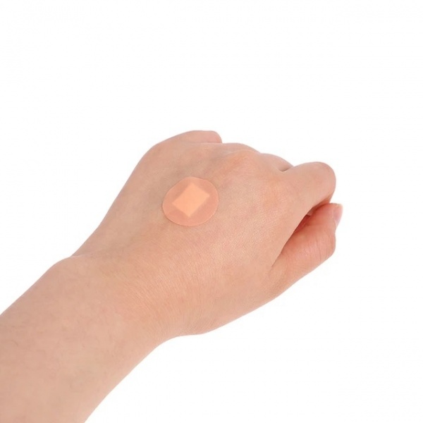 Plasturi rotunzi plastic pentru recoltari - 100 buc