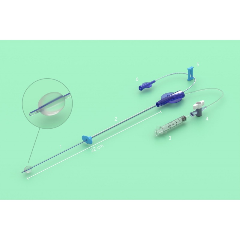 Cateter histerosalpingografie Softinjector - 7 FR