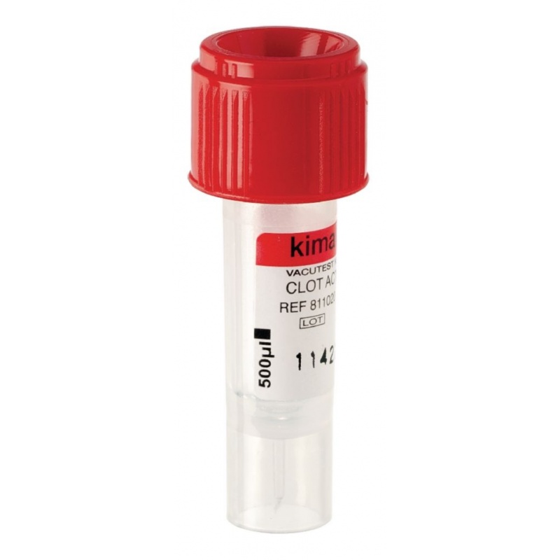 Microtainer Biochimie cu Clot Activator 0.5 ml - Kima - 50 buc